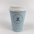 Double Sky Blue Paper Cup for Coffee and Tea